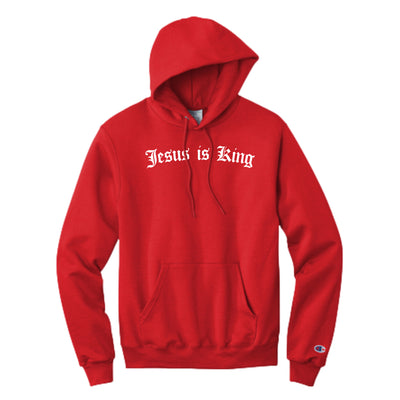 JESUS IS KING Red Hoodie