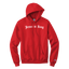 JESUS IS KING Red Hoodie